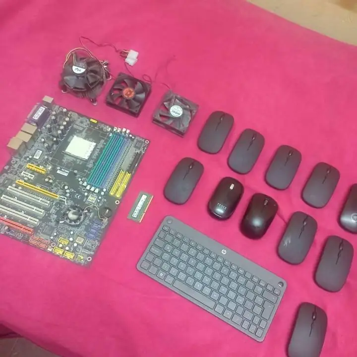 Vendo repuestos de PC. Y teclado hp. Mouse inalámbricos funciona todo