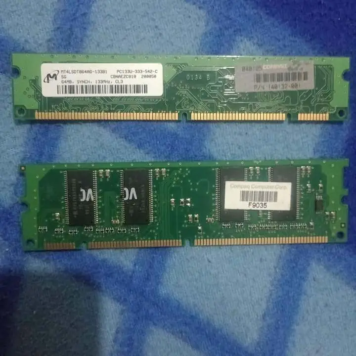 Vendo memorias. Funciona las 2 x 3mil