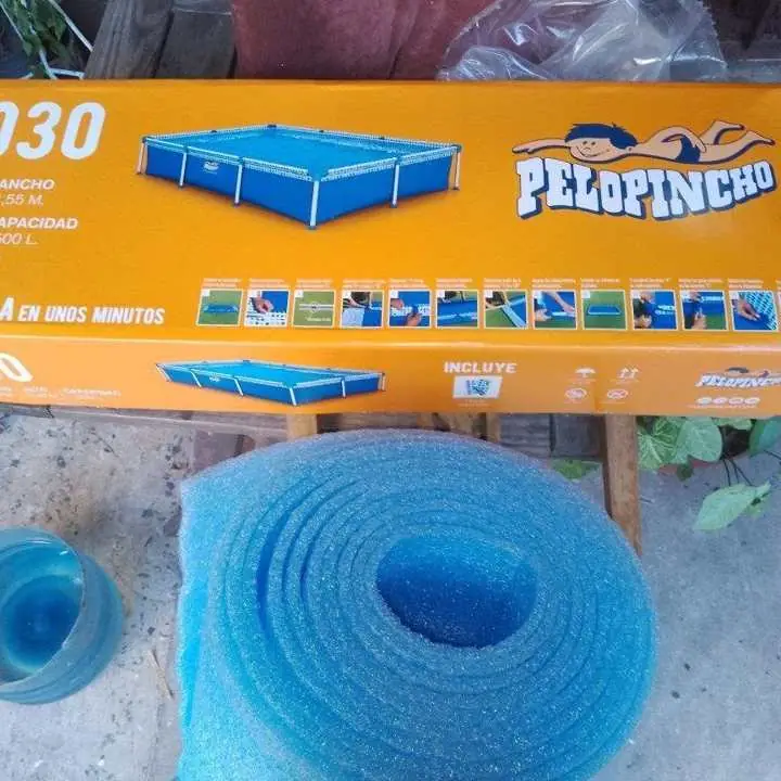 Pileta pelopincho nueva,sin sacar de su caja más el cobertor para el piso
