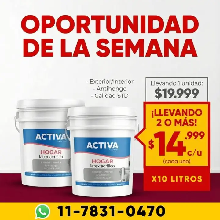 Pintura látex ext. int. antihongo antialaga! fabricante! ws