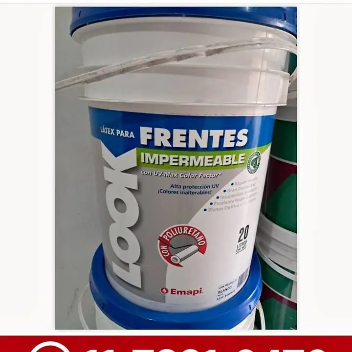 1° Marca! pintura impermeable con poliuretano premium x 20 lts! de fábrica