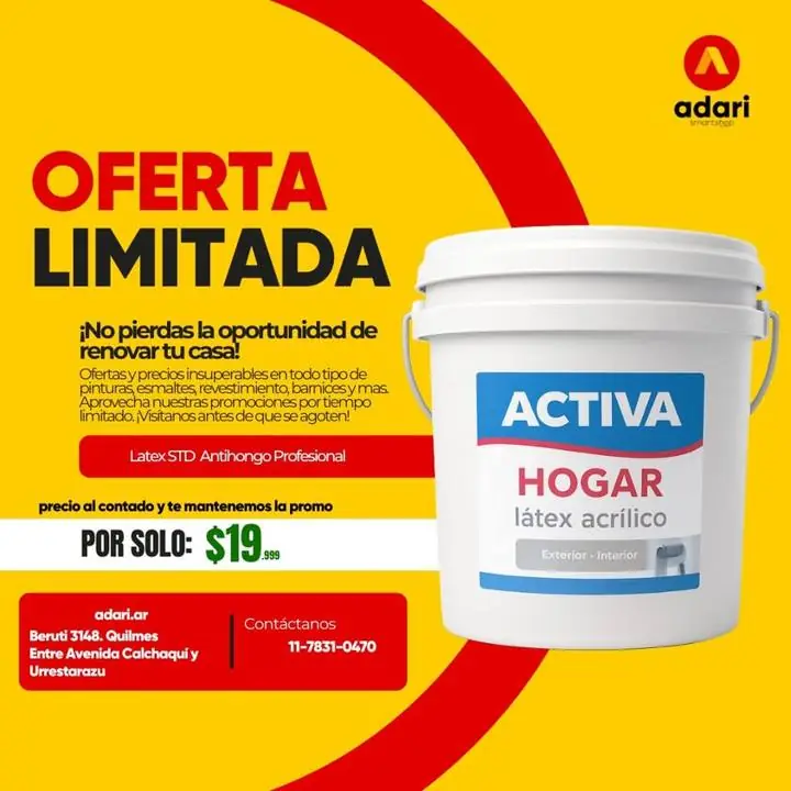 Oferta solo hoy – $19.999