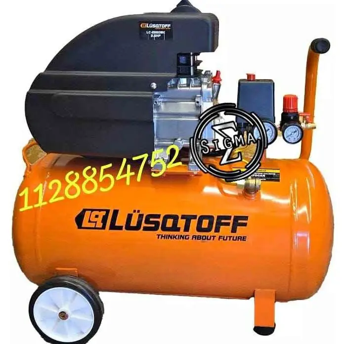 Compresor de 50 litros + kit de 3piezas Lusqtoff