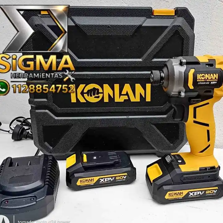Atornillador de Impacto 1/4" a Batería 20V Brushless Konan