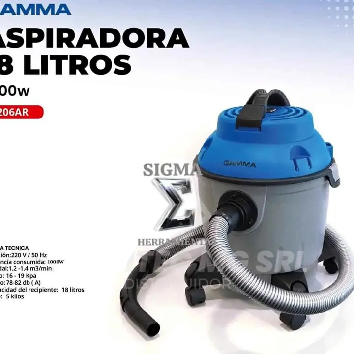 Aspiradora de 18litros 1000W GAMMA