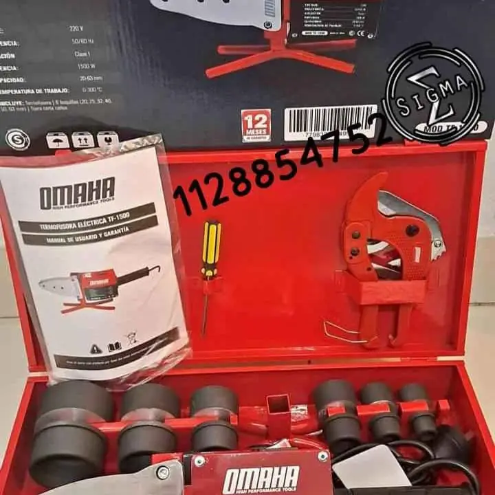 Termofusora de 1500w OMAHA