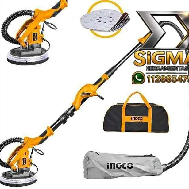 Lijadora de pared y techo Ingco 1050W profesional