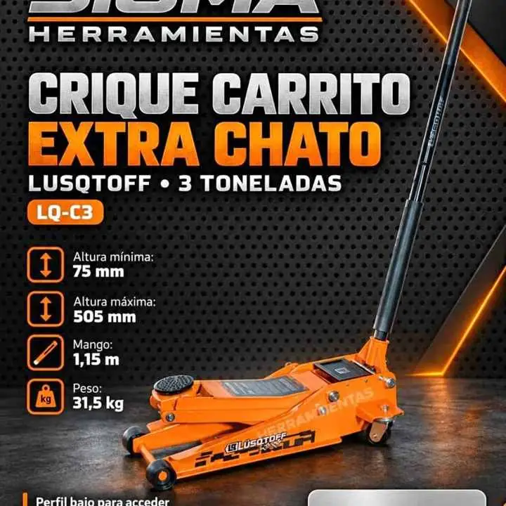 Crique Carro Extra Chato 3 Tonel Lusqtoff