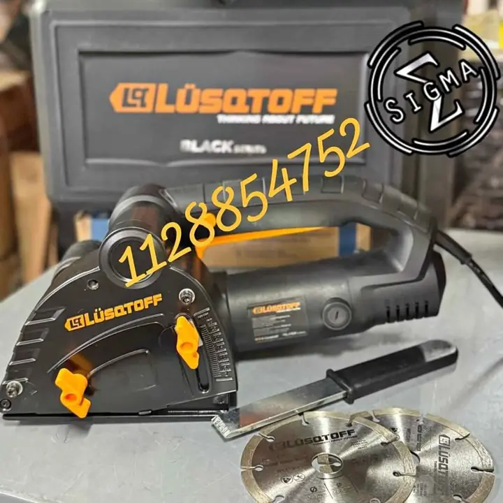 Acanaladora de Pared 1500w 2 discos Lusqtoff Black Serie