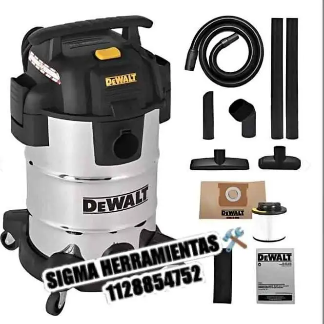 Aspiradora Liquido/ polvo de 30litros 1050w DeWalt