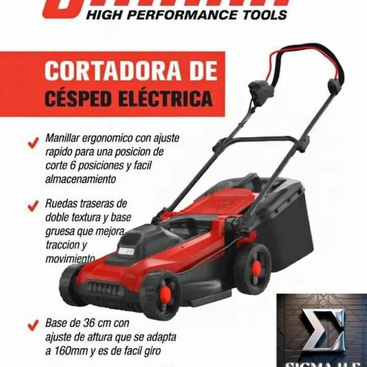 Cortadora de Cesped electrica de 1600W OMAHA