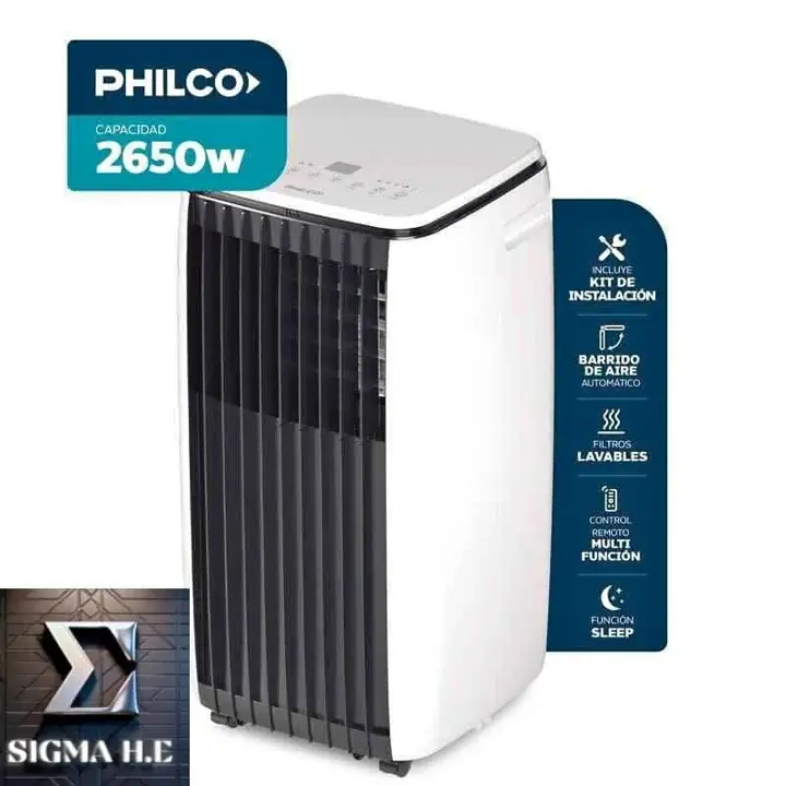 Aire acondicionado 2650W portátil (PHP26HC9AN) Frío/Calor Philco
