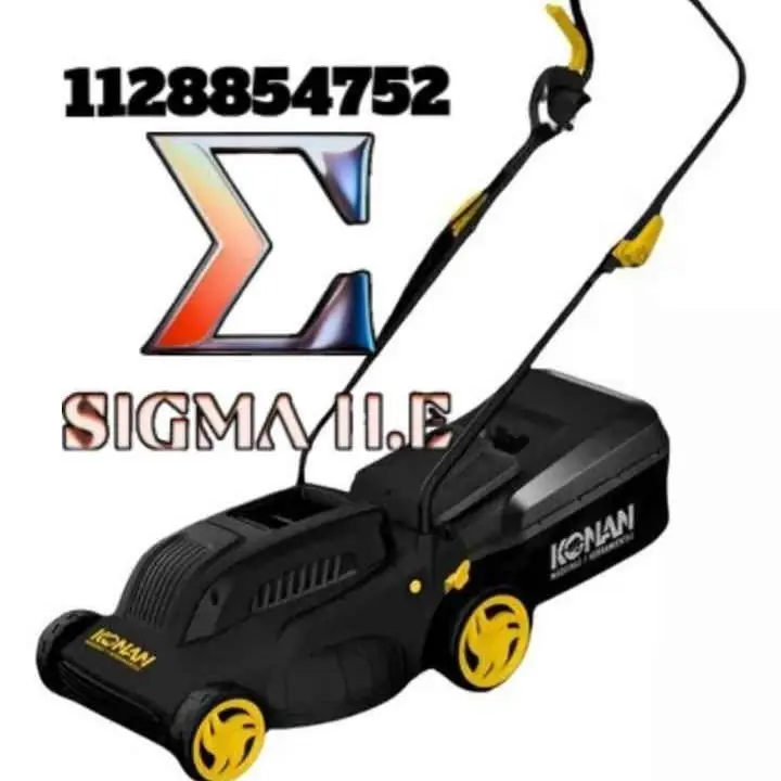 Cortacesped Konan 1600w con Bolsa Recolectora 38cm de Corte