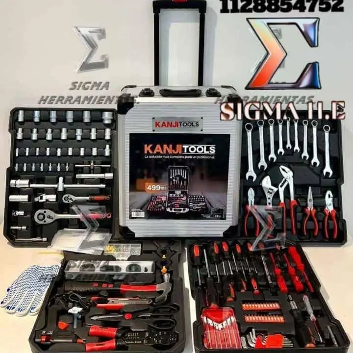 Valija de herramientas kanji tools 499 piezas