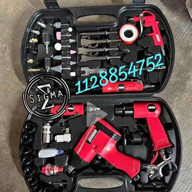 Kit de Herramientas Neumáticas 62 Piezas Omaha LXK-01
