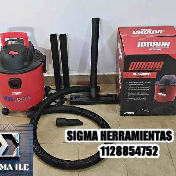 Aspiradora 3 en 1 de 13litros 1200w OMAHA