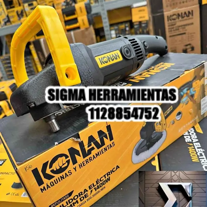 Pulidora Lustradora 1400w 180mm KONAN