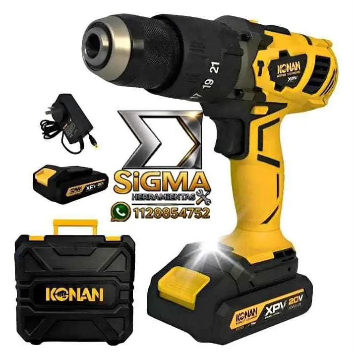 Taladro de Impacto A Batería 20v Xtra Power V 62nm KONAN