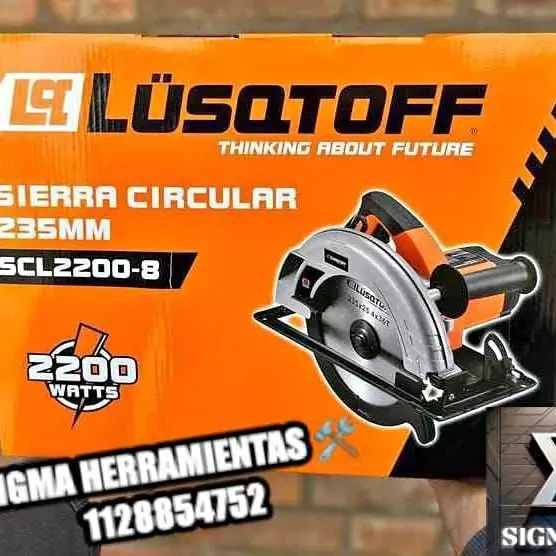 Sierra Circular de 9" 2200w Lusqtoff
