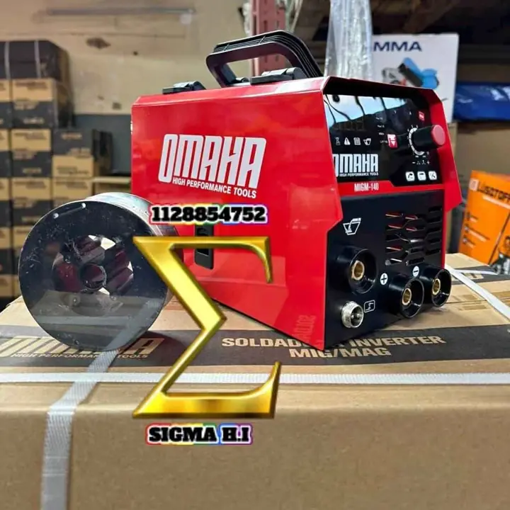Soldadora Inverter de 140 amps MiG Flux Omaha