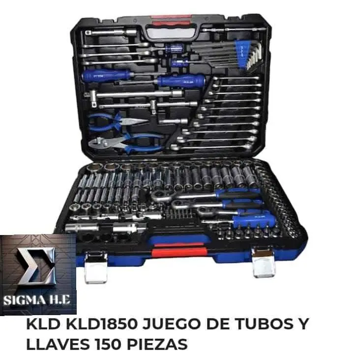 Set de Llaves y tubos 150piezas KLD