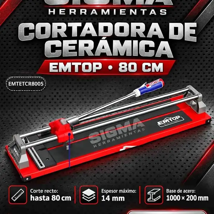 Cortadora de Cerámicos/porcelanatos 80cm Emtop