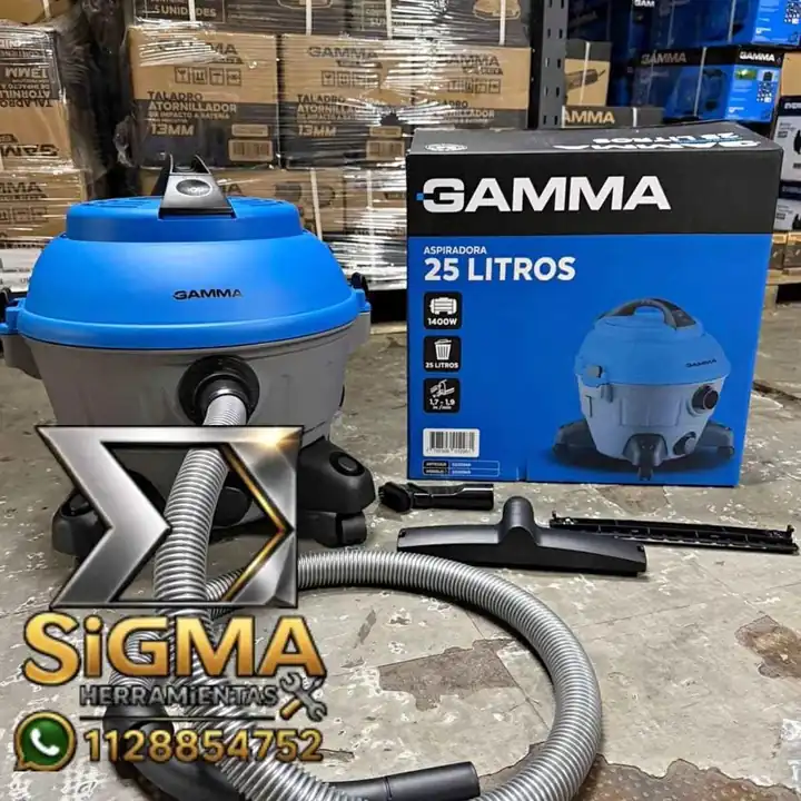 Aspiradora liquido/Seco 25litros 1400w GAMMA