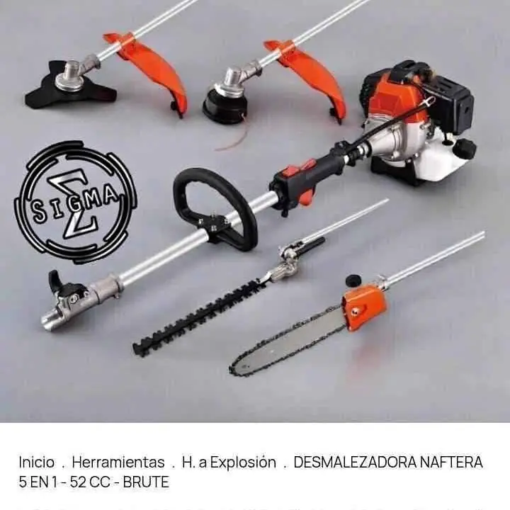 Desmalezadora 4 en 1 de 52cc BRUTE