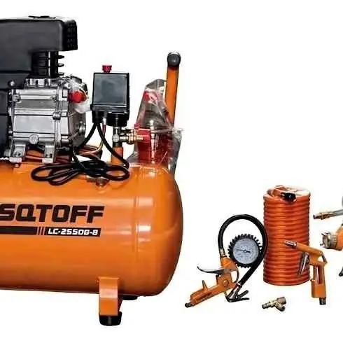 Compresor de Aire 50L 2.5 Hp 5 Pzas Lüsqtoff