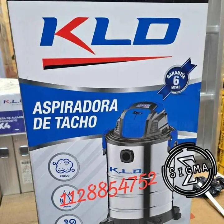 Aspiradora Sopladora de 1300w 30litros KLD