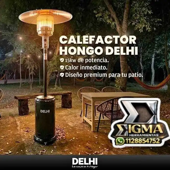 Hongo Calefactor Exterior Garrafera Delhi