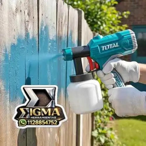 Pistola Máquina Equipo de para Pintar Eléctrica Eléctrico 450W Total Industrial