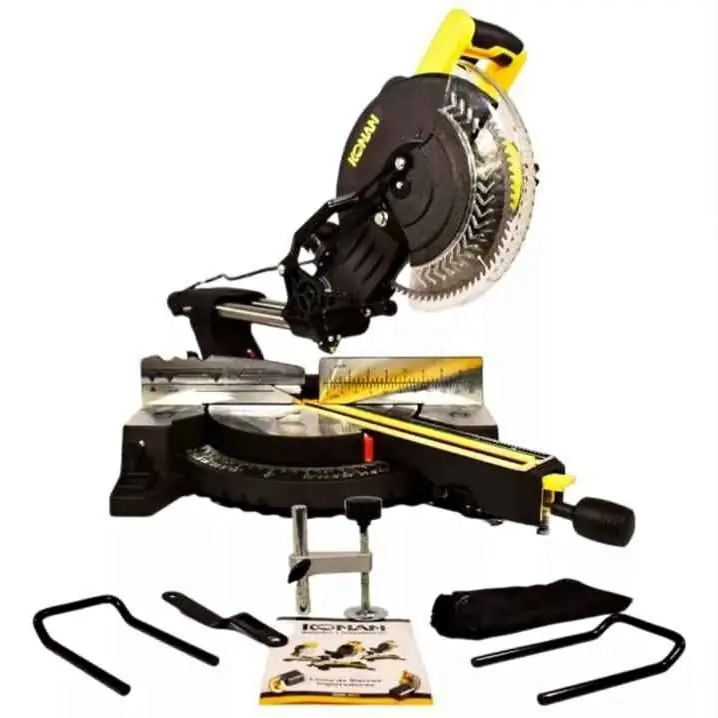 Sierra Ingretadora 1800w 10" telescópica laser Konan