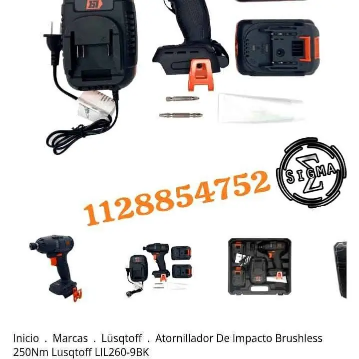 Atornillador de Impacto 250nm 18v LUSQTOFF