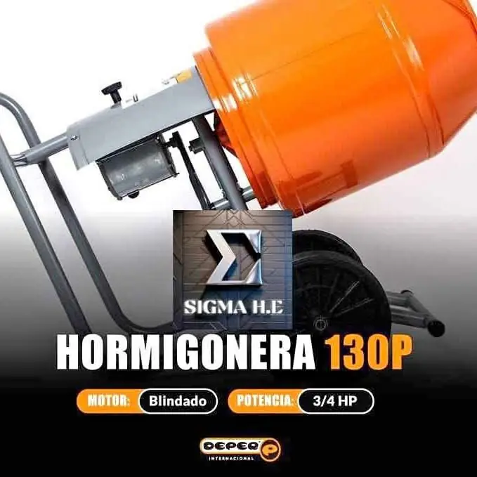 Hormigonera Trompo 3/4hp Depea