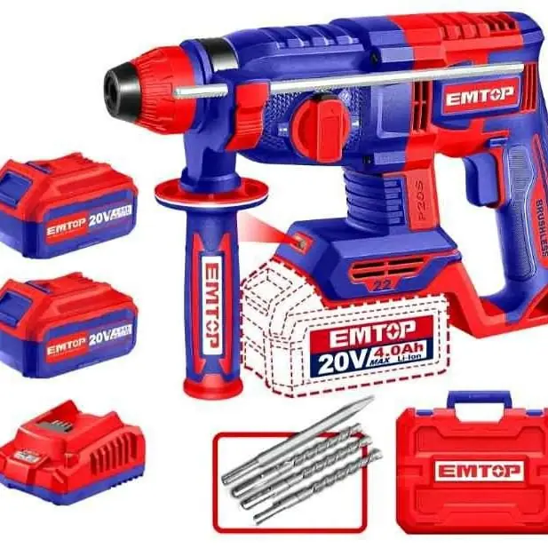 Rotomartillo inalámbrico 20v EMTOP