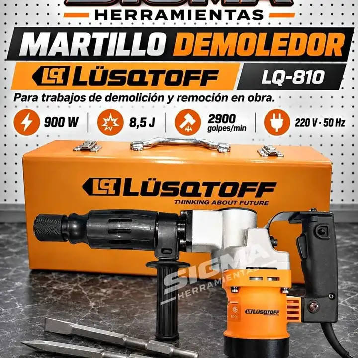 Martillo Demoledor de 900w Lusqtoff