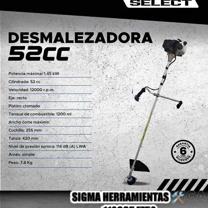 Desmalezadora de 52cc GAMMA