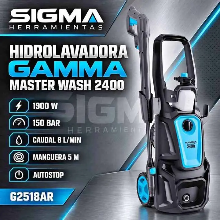 Hidrolavadora Gamma Master Wash 2400 1900w