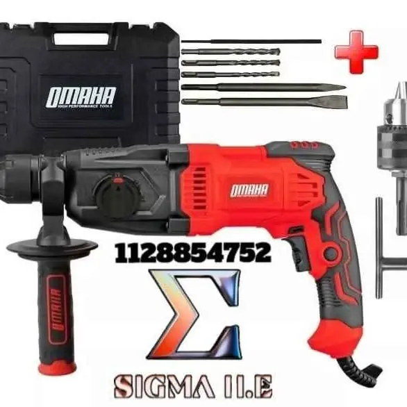 Rotomartillo Sds Plus 1050w 2,8j Omaha + Maletin + Accesorio ( Rm-26)