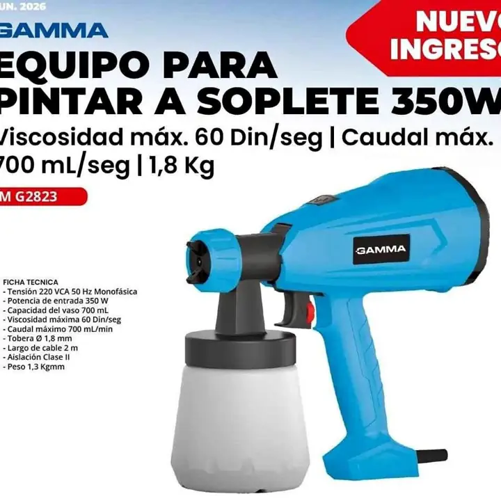 Equipo para Pintar a Soplete 350w GAMMA