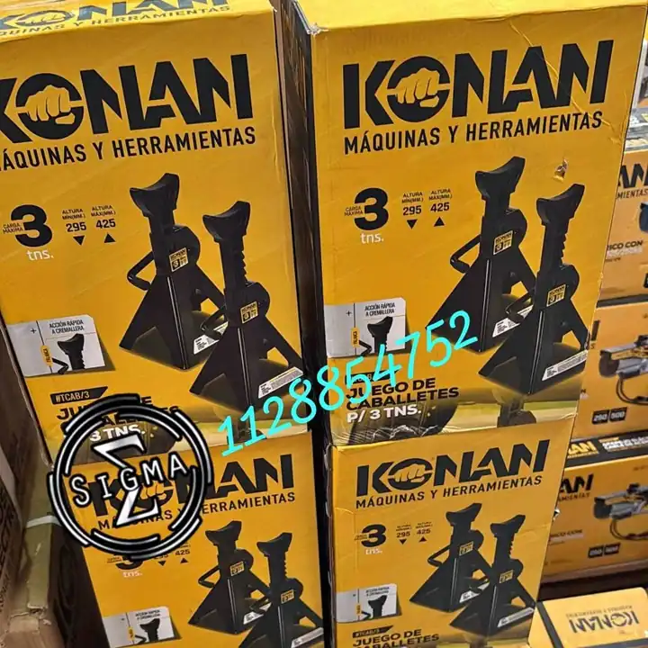 Juego de caballetes 3tns KONAN