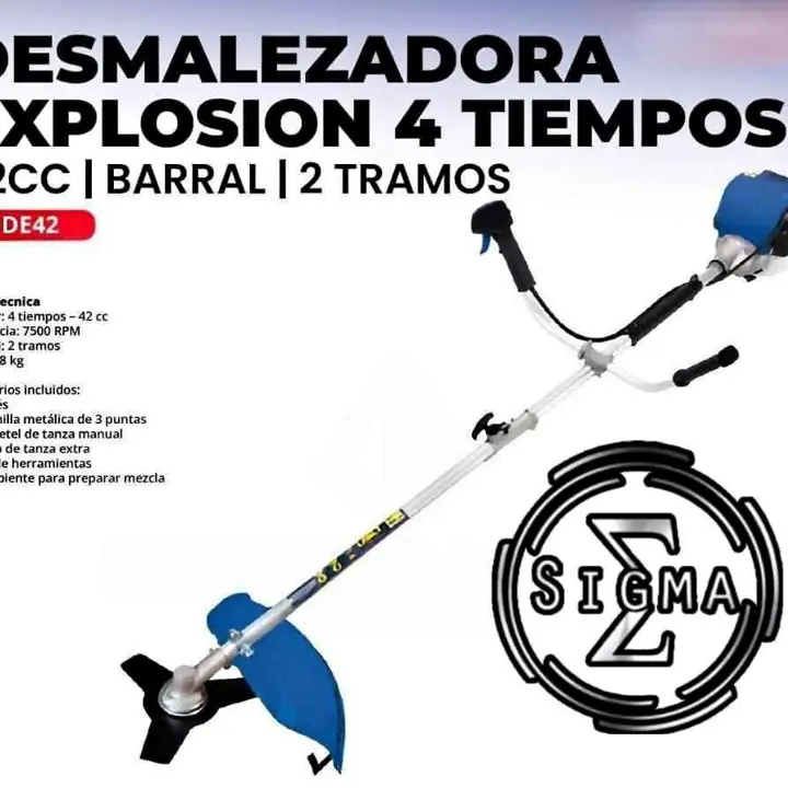 Desmalezadora 4 tiempos 42cc 2 tramos KLD