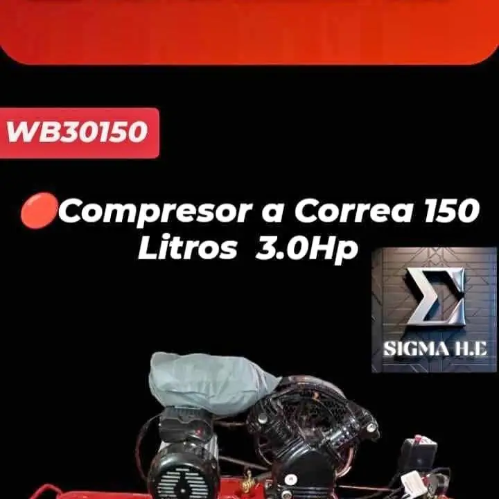 Compresor a correa 150 Litros Omaha