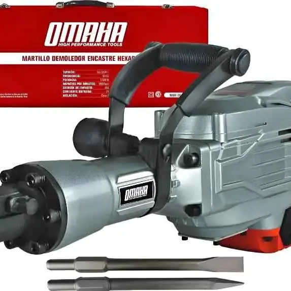 Martillo Demoledor de 1700w 60j OMAHA