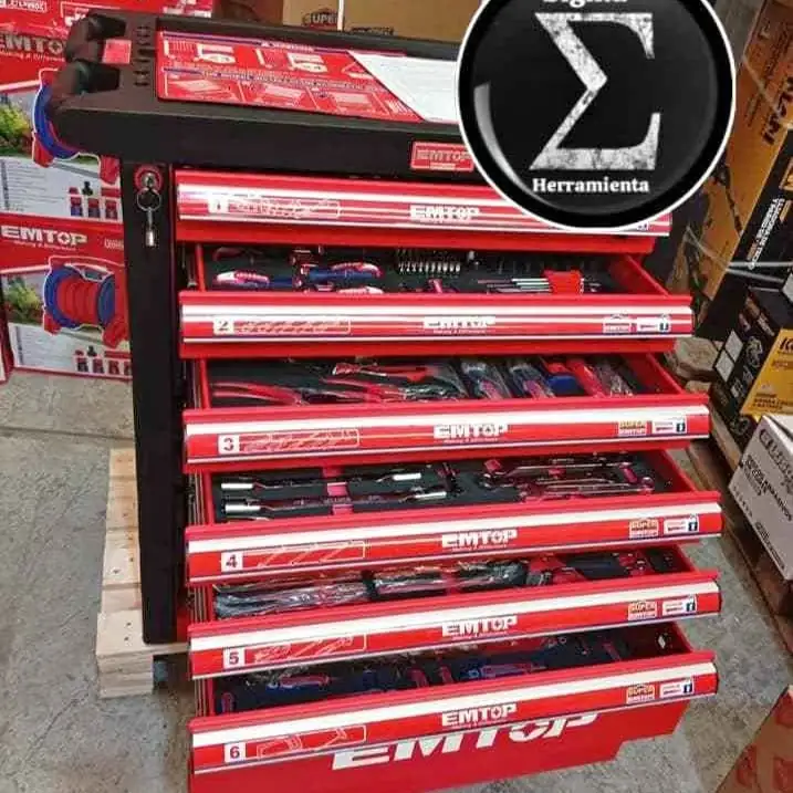 Carro Gabinete de 328 piezas EMTOP