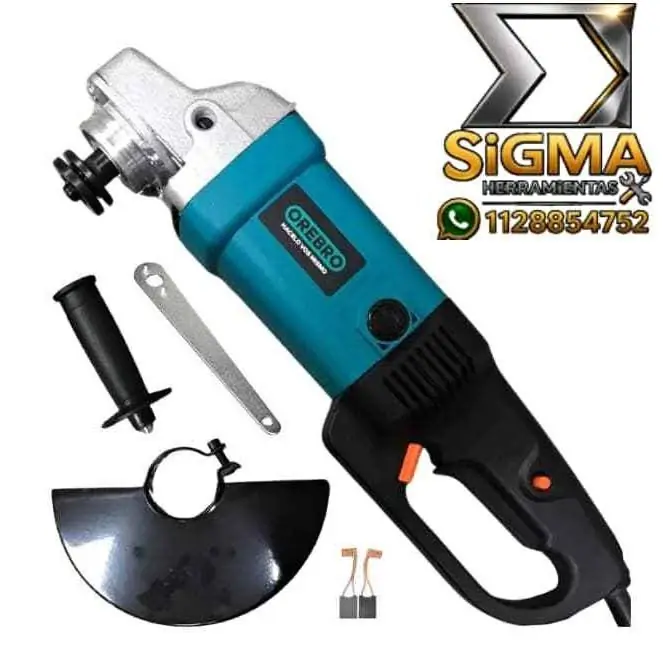 Amoladora Angular 180mm Orebro 2000w(7") 8500rpm