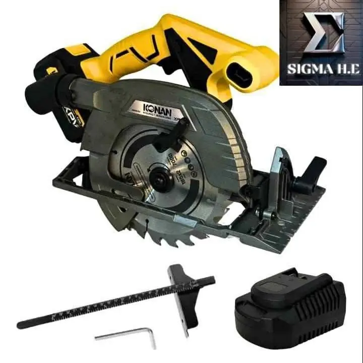 Sierra circular a batería 20v sistema brushless konan