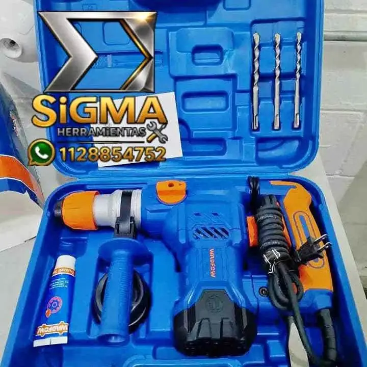 Rotomartillo Eléctrico de 1500w 5,5j Wadfow