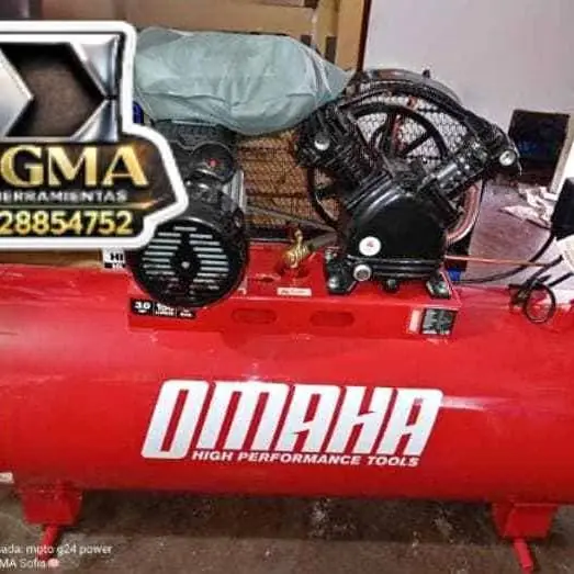 Compresor de 150litros 3hp Bicilíndrico OMAHA